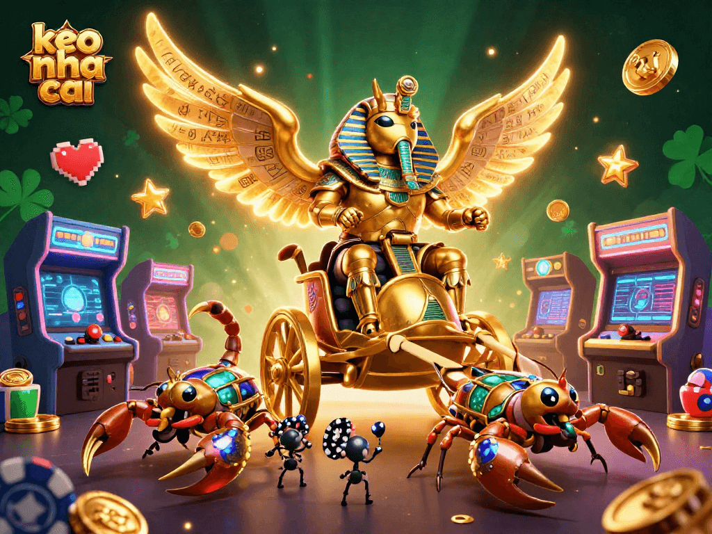 Experience thrilling gameplay with "keo nha cai", featuring vibrant casino illustrations that engage and excite!