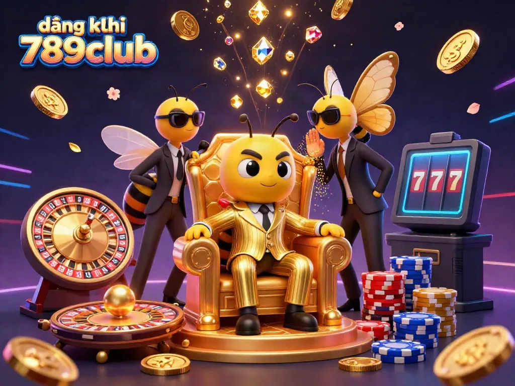 Experience the excitement of đăng ký 789club with vibrant casino elements and dynamic characters!