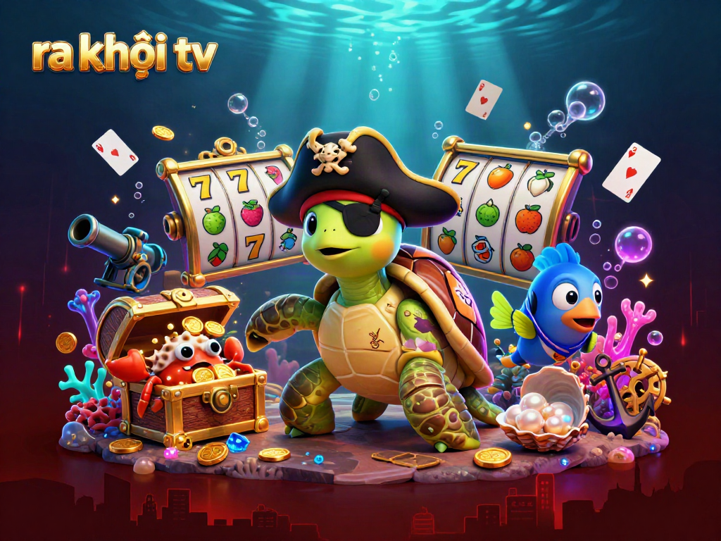 Experience thrilling jackpots with ra khơi tv's immersive pirate-themed slot scene, filled with vibrant visuals.