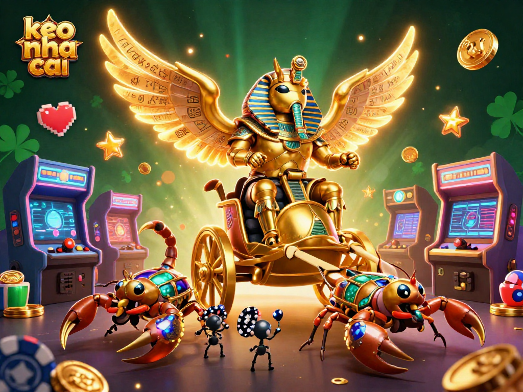 Experience thrilling gameplay with "keo nha cai", featuring vibrant casino illustrations that engage and excite!