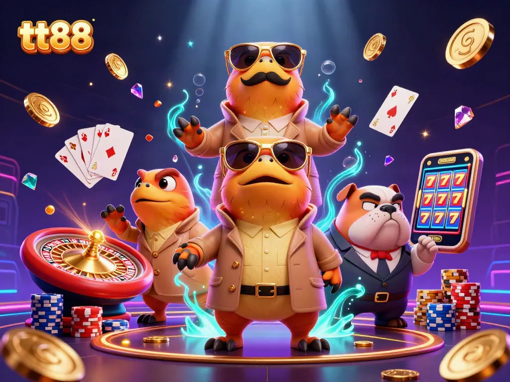 Engage in thrilling gaming at tt88 casino with raptors in disguise at the VIP lounge.