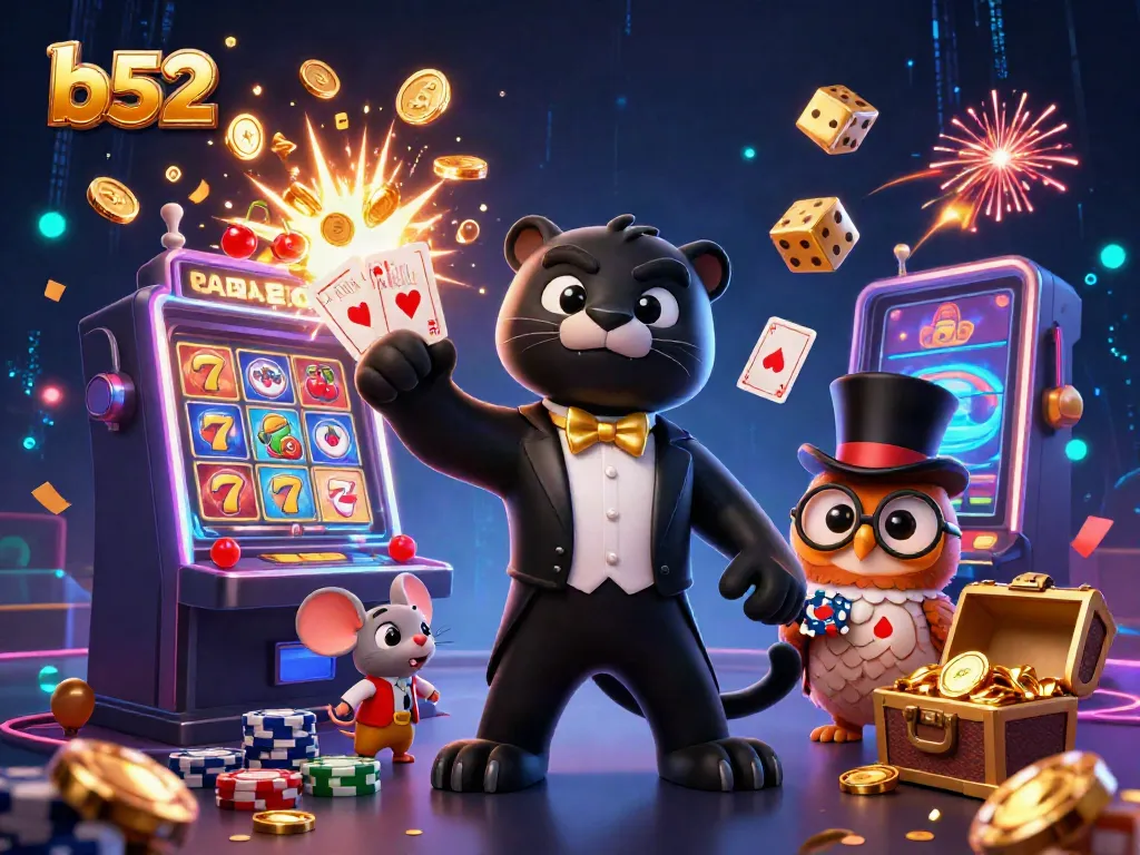 Experience thrilling gameplay at b52’s vibrant casino with our stylish 3D characters and jackpot excitement.
