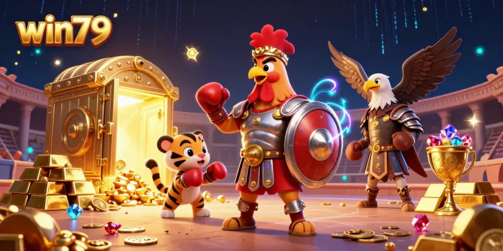 Engage in exciting gameplay at win79 with dynamic gold treasures and characters.
