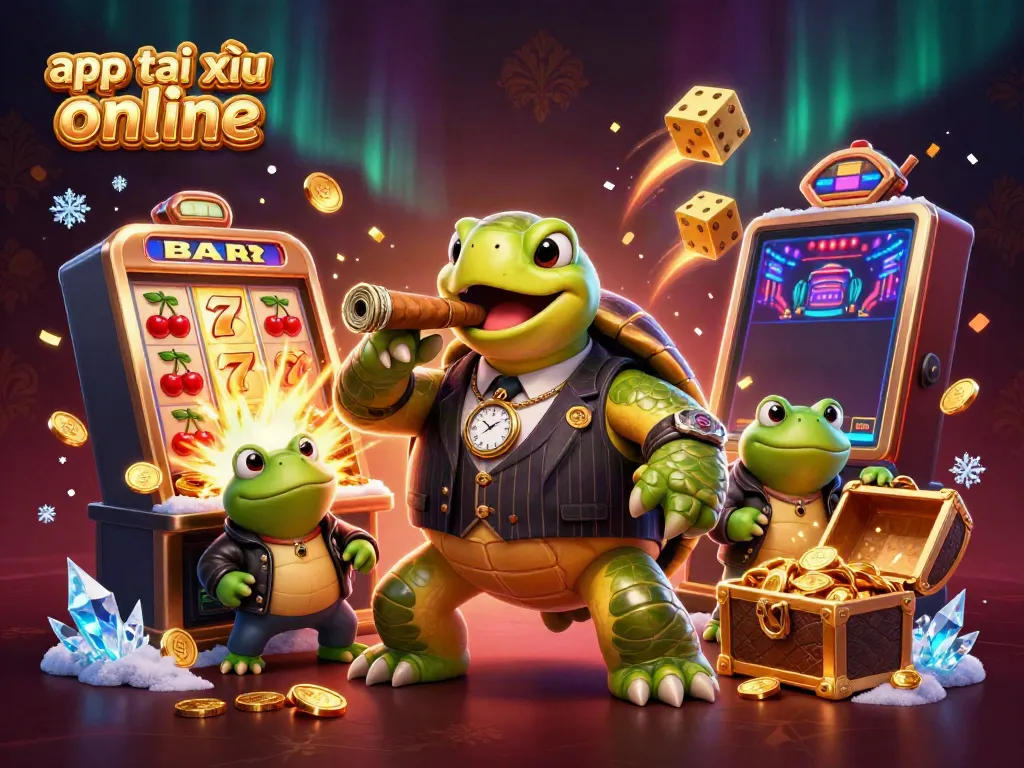 Engage in thrilling gameplay with app tài xỉu online surrounded by jackpot action and vibrant casino elements.
