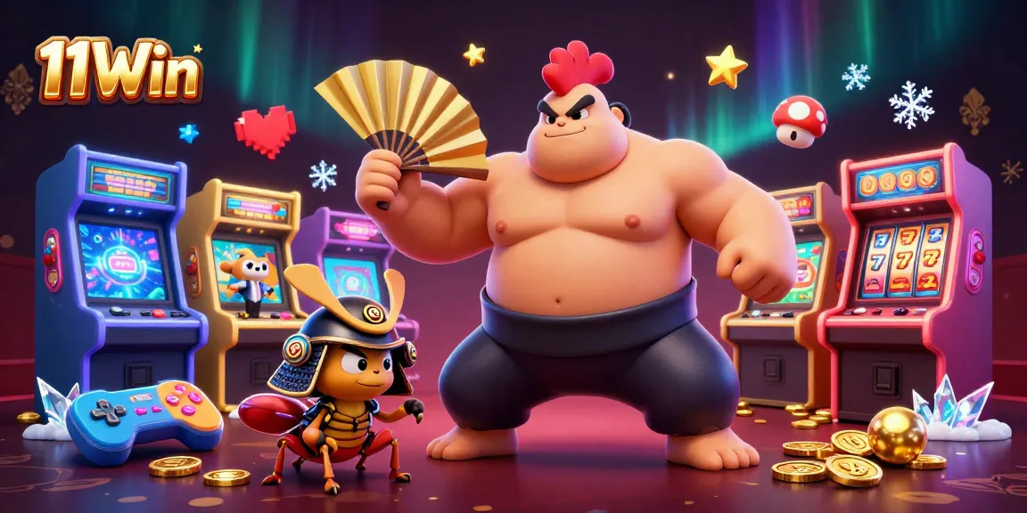 Engage with thrilling slots at 11Win, featuring colorful characters and dynamic gaming elements.