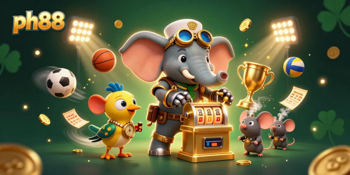 Betting on thrilling games at ph88's vibrant steampunk casino experience.