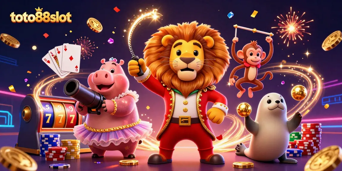 Experience the thrill of gaming at toto88slot with dynamic characters and slot reels.