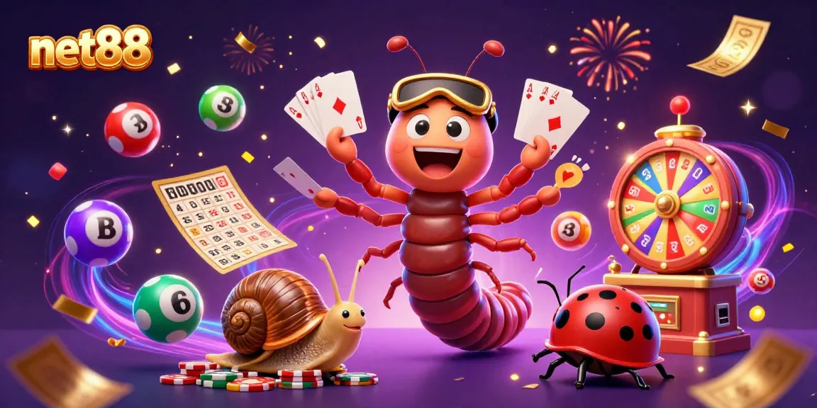 Engage in exhilarating games with net88's vibrant 3D casino world full of excitement and winnings.