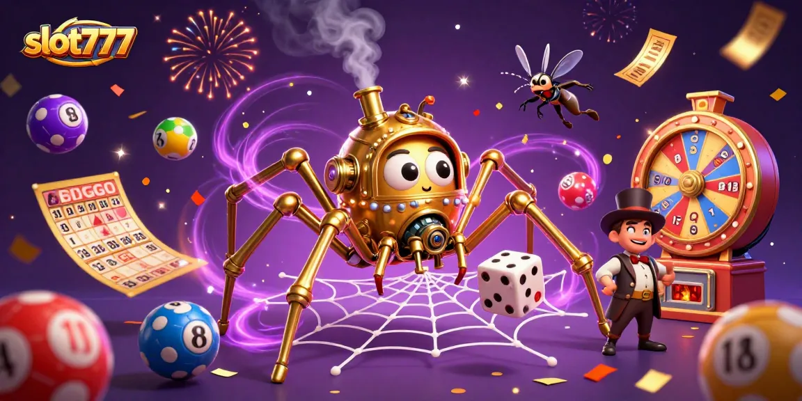 Engage with slot777 action as the golden spider weaves an enchanting web of fortune.