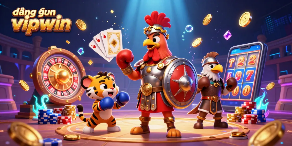 Experience fast and secure đăng nhập vipwin with a vivid online casino illustration showcasing engaging characters.