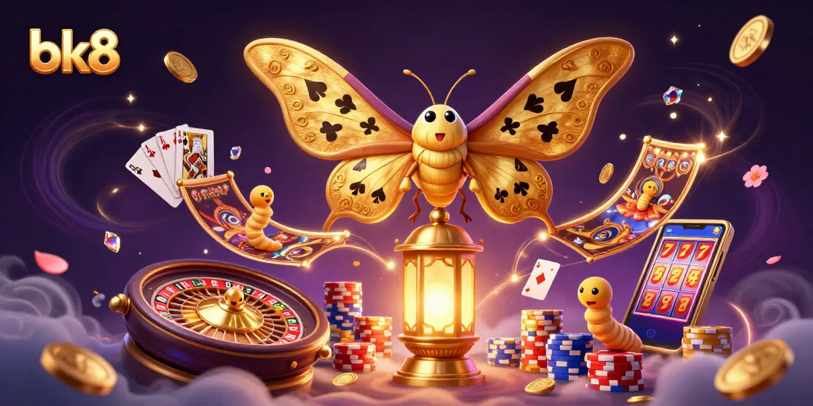 Experience thrilling gaming at bk8 with animated gold coins and vibrant casino scenes.