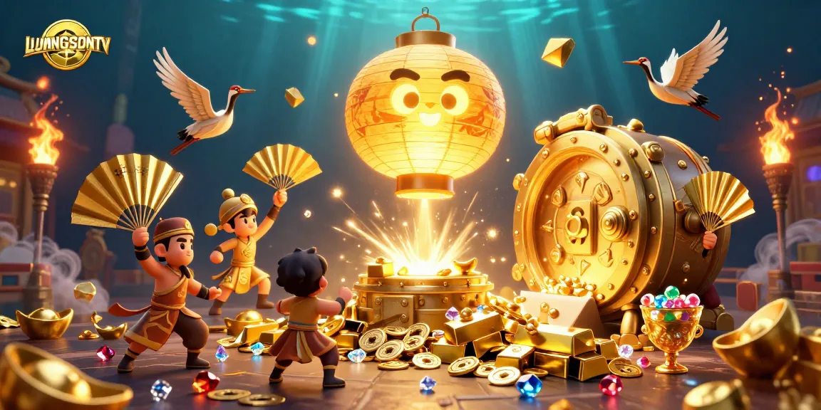 LUONGSONTV delivers an enchanting casino experience with glowing lantern spirits and golden treasures.