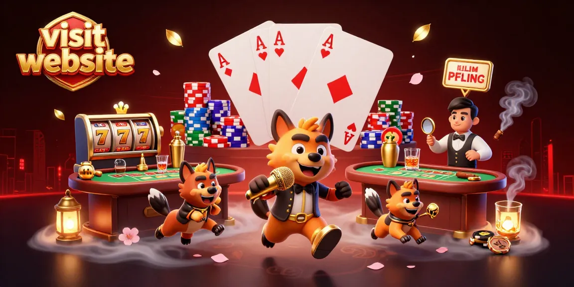 Join the fun at the casino scene where hyenas entertain guests, visit website for exciting gaming.