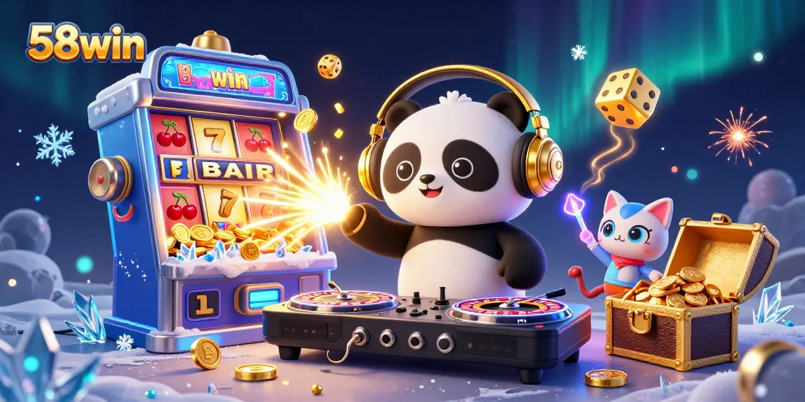 Spin the reels at 58win with vibrant 3D characters and casino-themed explosion of excitement!